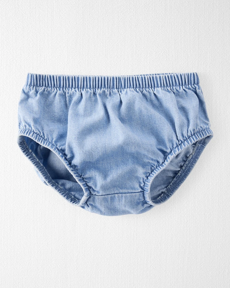 Baby Organic Cotton Chambray Dress