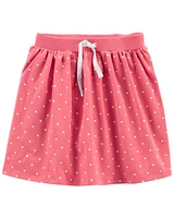 Polka Dot Jersey Skort