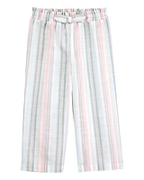 Toddler Striped Tie-Waist Pants