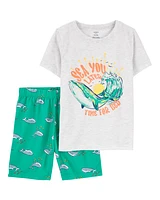 Kid 2-Piece Whale Loose Fit Pyjamas