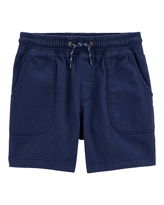 Kid Pull-On Cotton Shorts