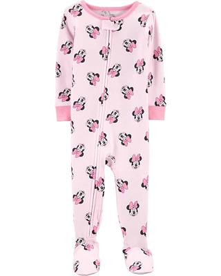 Toddler 1-Piece 100% Snug Fit Cotton Footie Pyjamas