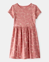 Kid Apple Print Dress