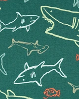 Kid 2-Pack Shark-Print Pyjamas Set