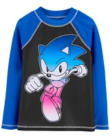 Kid Sonic The Hedgehog Rashguard