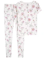 2-Piece Floral 100% Snug Fit Cotton Pyjamas
