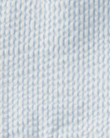 Baby Organic Cotton Seersucker Sunsuit