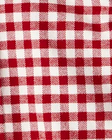 Baby Boy Organic Cotton Button-Front Flannel Shirt