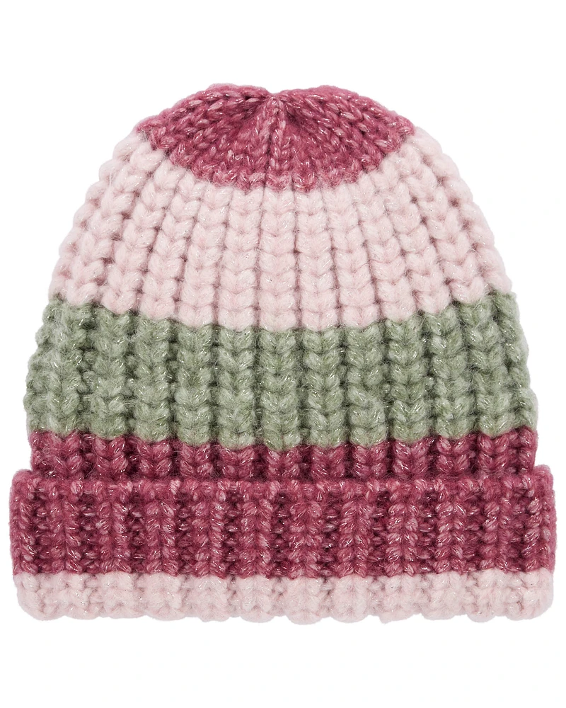 Toddler Striped Beanie