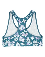 Kid Floral Sports Bra