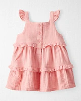 Baby Organic Cotton Gauze Dress