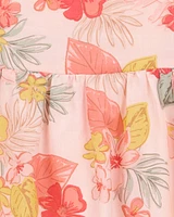 Toddler Floral Tiered Dress