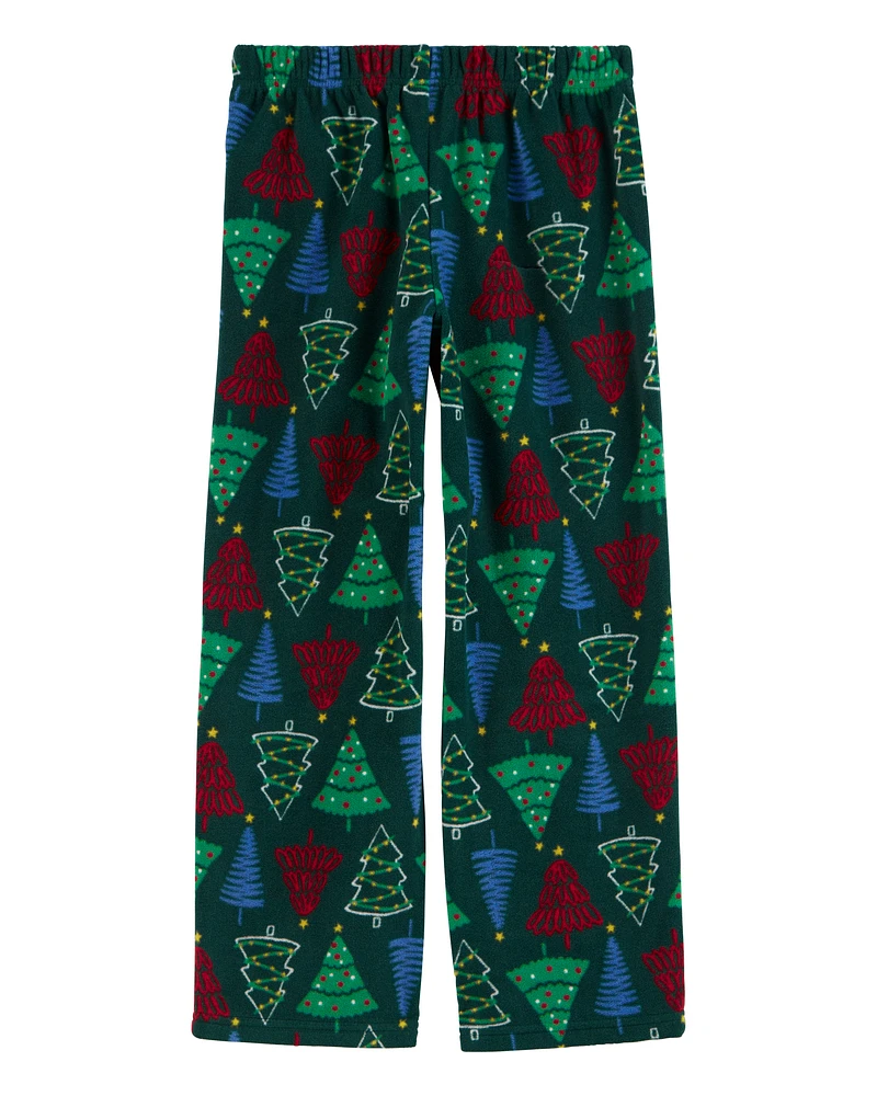 Kid Christmas Tree Pull-On Fleece Pyjama Pants