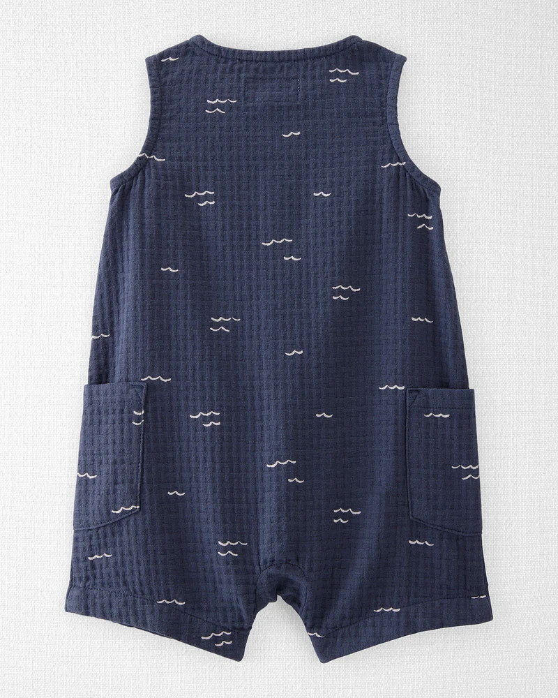 Baby Organic Cotton Gauze Romper