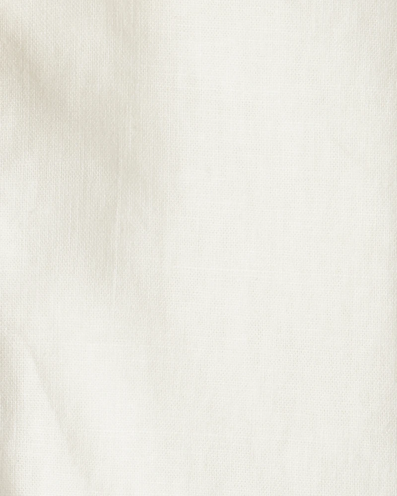 Baby Linen Button-Front Shirt