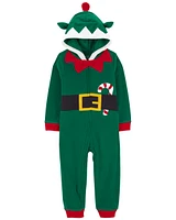 Toddler 1-Piece Elf Fleece Pyjamas