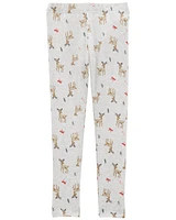 Kid Reindeer Stretch Leggings