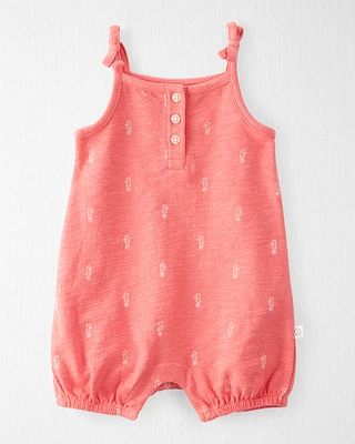 Baby Seahorse-Print Romper Made with Organic Cotton