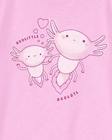 Kid Axolotl Graphic Tee