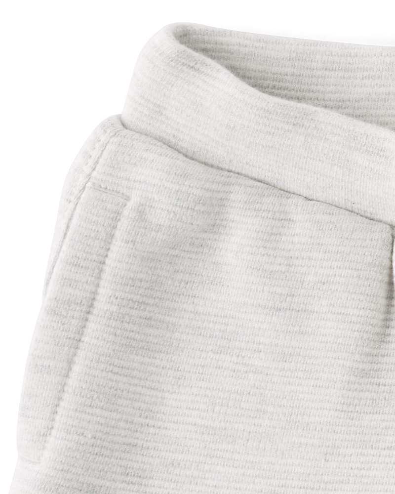 Baby 2-Pack Organic Cotton Textured Shorts