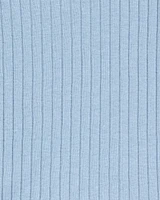 Toddler Solid Ribbed Cotton Blend 2-Piece Pyjamas