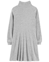 Ribbed Turtle Neck Dress