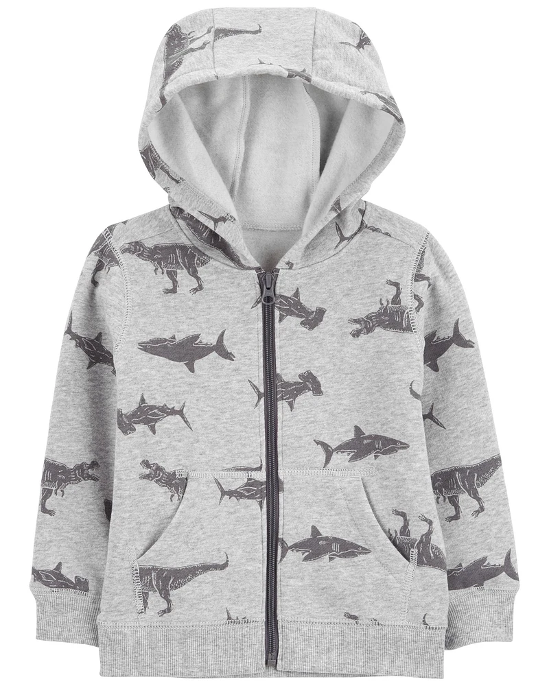 Dinosaur Zip-Up Hoodie