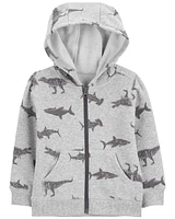 Dinosaur Zip-Up Hoodie