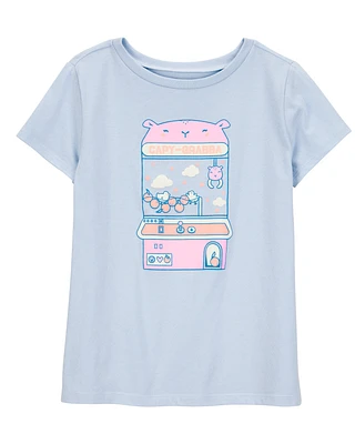 Kid Capy-Grabba Short-Sleeve Graphic Tee - Blue