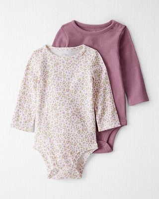 Baby 2-Pack Organic Cotton Bodysuits