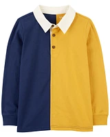 Long-Sleeve Rugby Polo