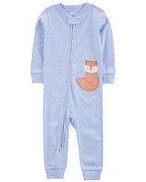 1-Piece Fox 100% Snug Fit Cotton Footless Pyjamas