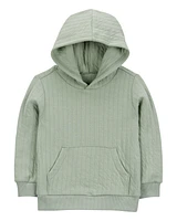 Baby Hooded Doubleknit Pullover - Green