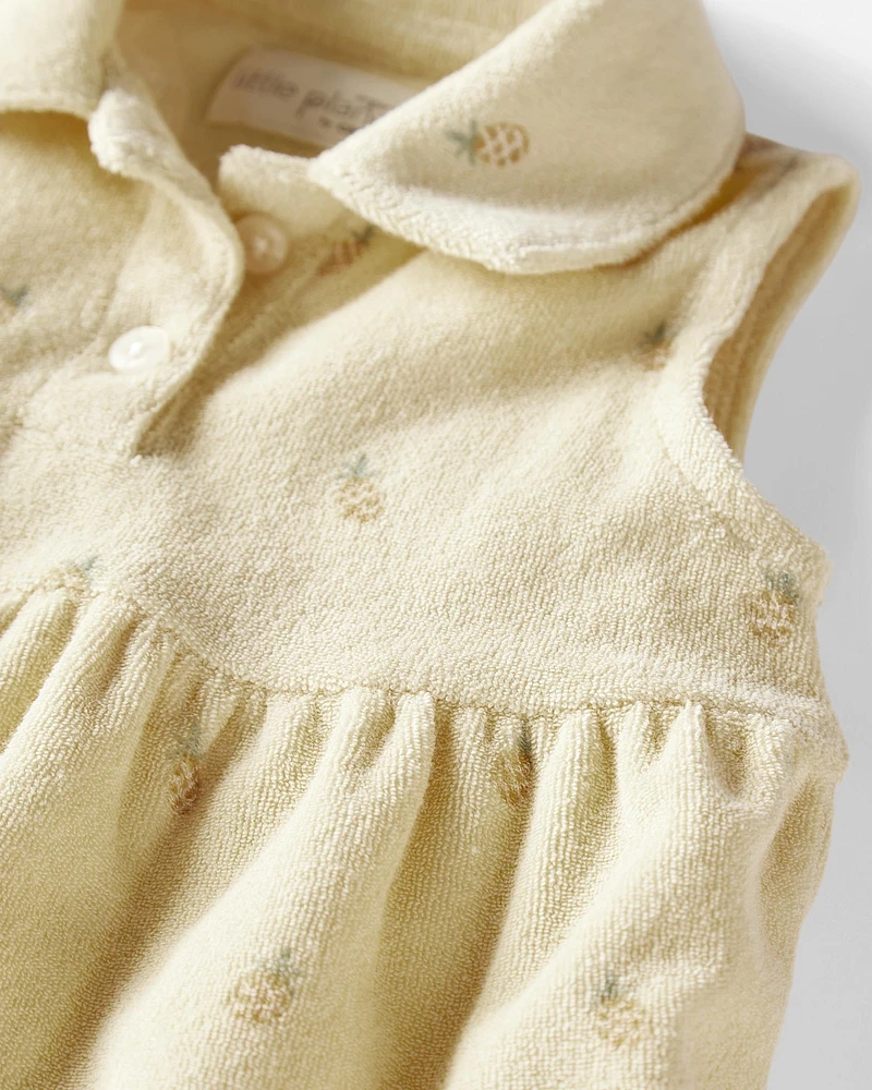 Baby Terry Dress Made With Organic Cotton