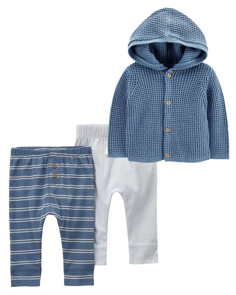 Baby 3-Piece Cardigan Set