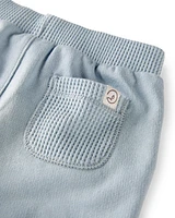 Baby Organic Cotton Waffle Knit Shorts