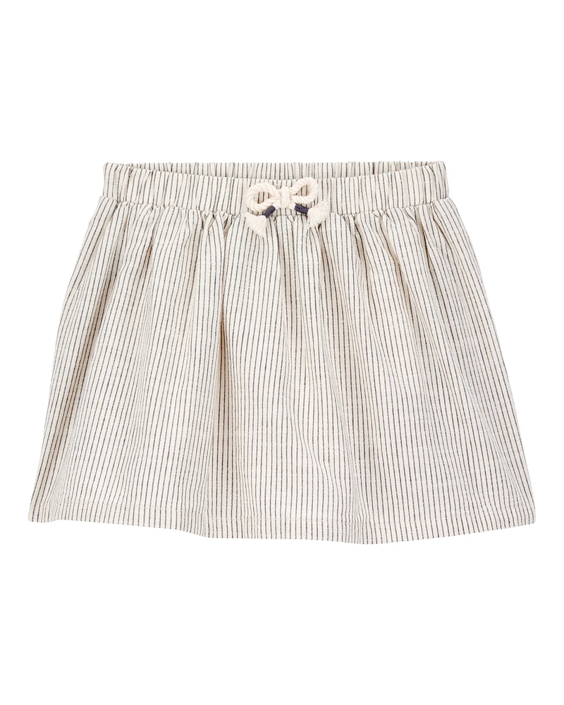 Toddler Striped Pull-On Skort