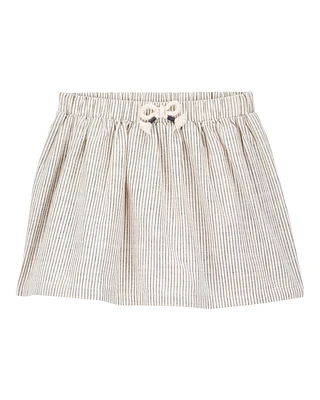 Toddler Striped Pull-On Skort