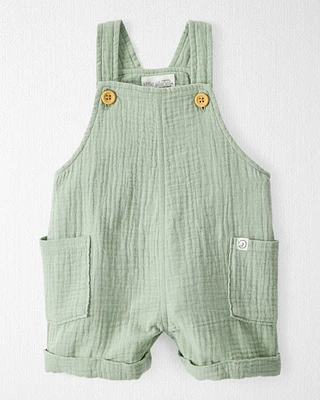 Baby Organic Cotton Gauze Shortalls