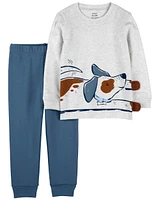 2-Piece Dog Tee & Pull-On Jogger Set