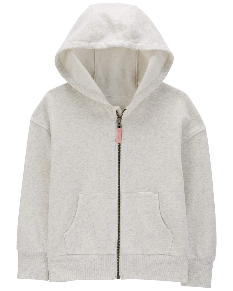 Kid Zip-Up Fleece Hoodie