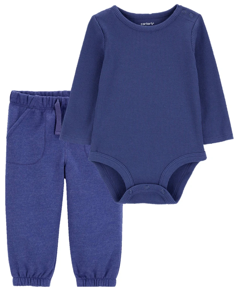 Baby 2-Piece Long-Sleeve Bodysuit & Pant Set