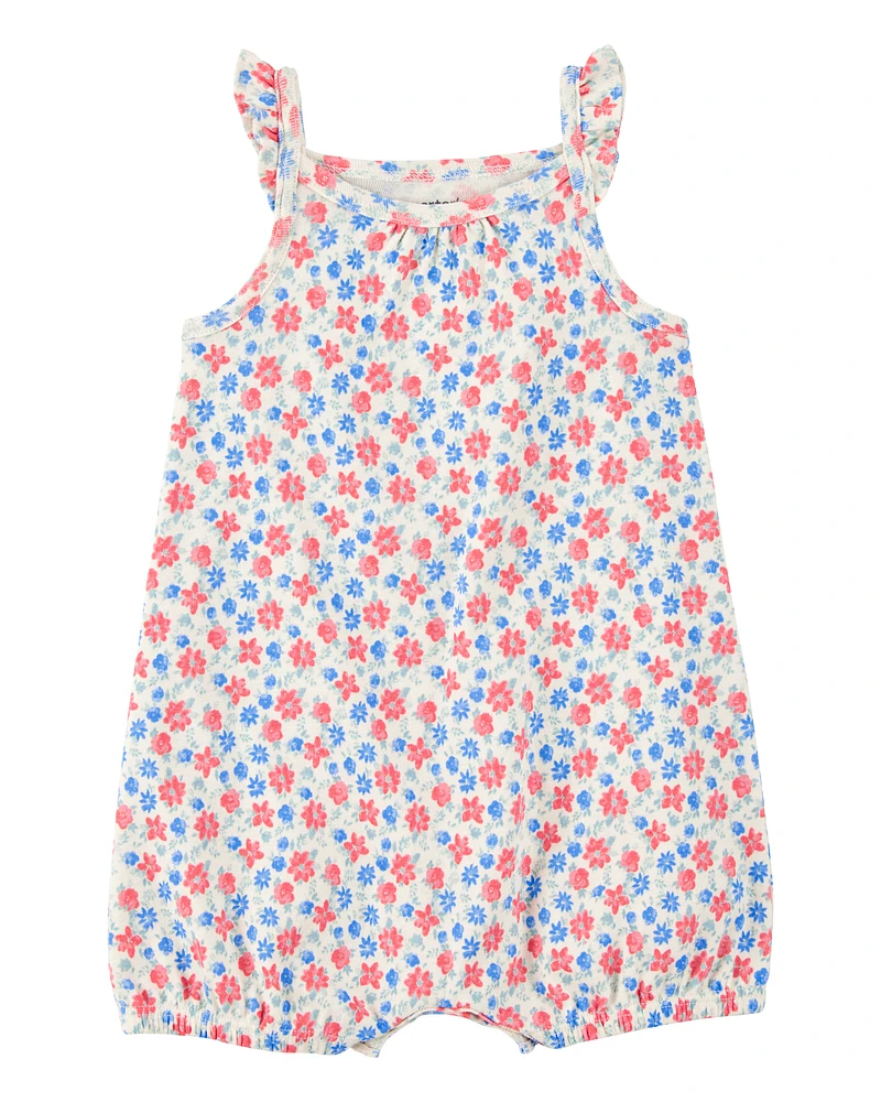 Baby Floral Cotton Romper