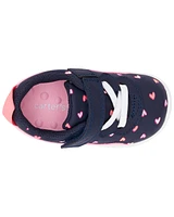 Every Step® First Walker Heart Athletic Sneakers - Navy
