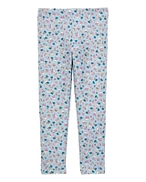 Toddler Floral Stretch Leggings