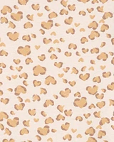 Girls Cheetah Animal Print Short-Sleeve Dress