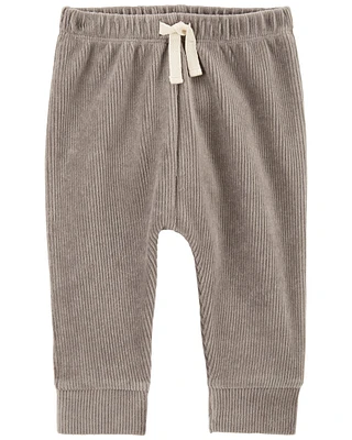 Baby Pull-On Velour Pants