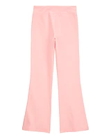 Kid Split Hem High-Rise Pants - Pink