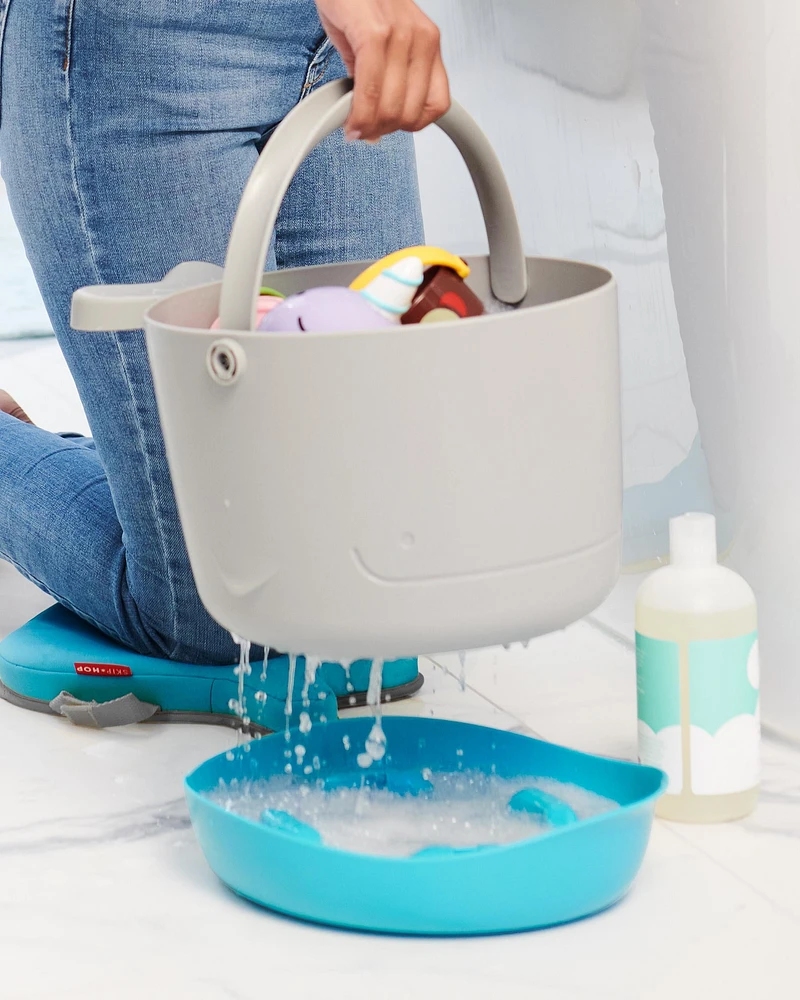 Moby Stowaway Bath Toy Bucket