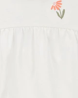 Baby 2-Piece Floral Peplum Bodysuit Pant Set